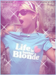 Sprche GB Pics - Gstebuch Bilder - life-is-better-blonde.jpg