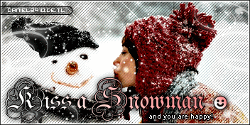 Winter GB Pics - Gstebuch Bilder - kiss_a_snowman.gif